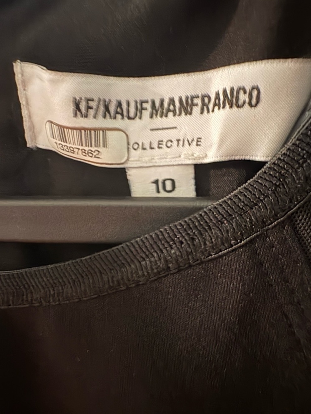 KaufmanFranco Kaufman Franco Vegan leather shift Dress Size 10 - Picture 7 of 7
